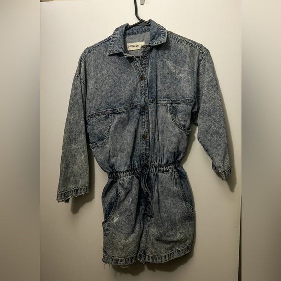 Pistola Denim Jumpsuit - Picture 1 of 4